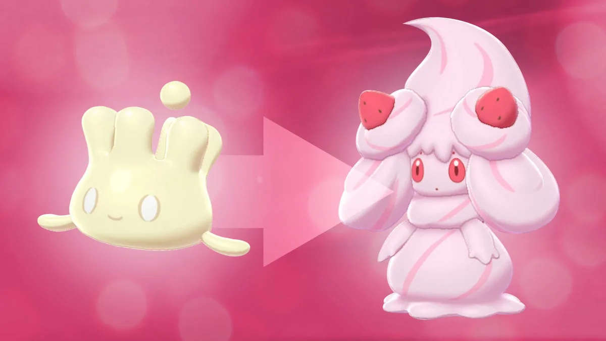 pokemon spada scudo milcery alcremie