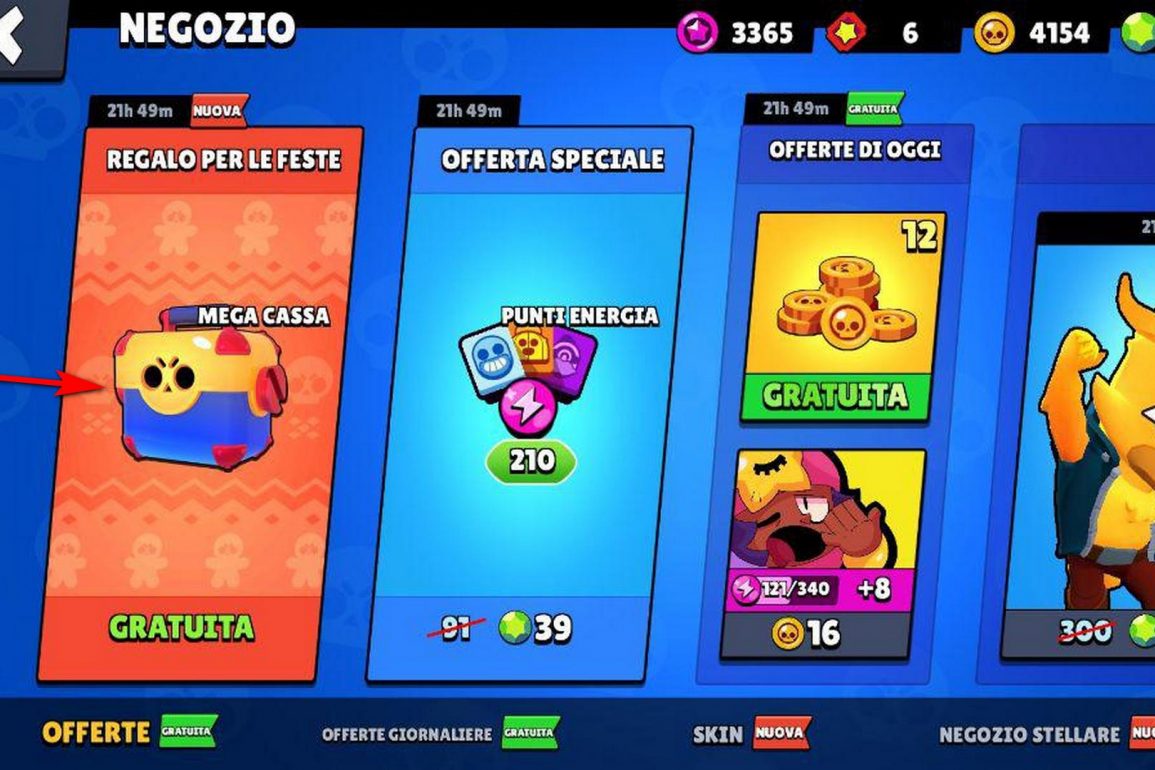 brawl stars mega cassa gratis