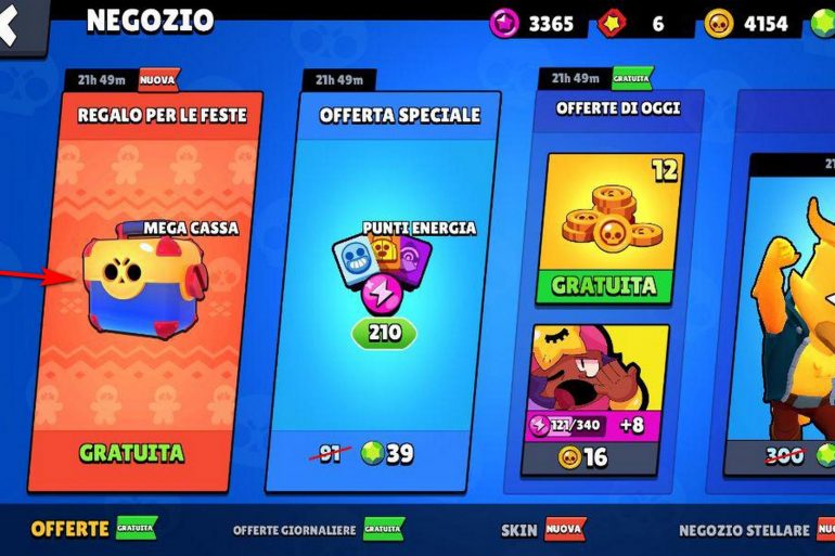 brawl stars mega cassa gratis