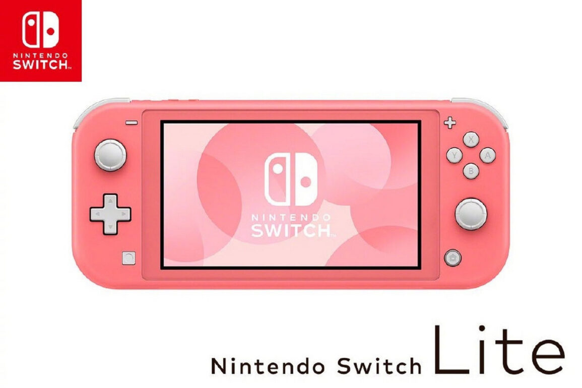 nintendo switch lite coral