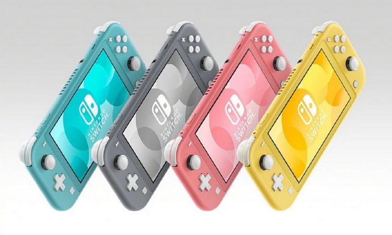 nintendo switch lite coral