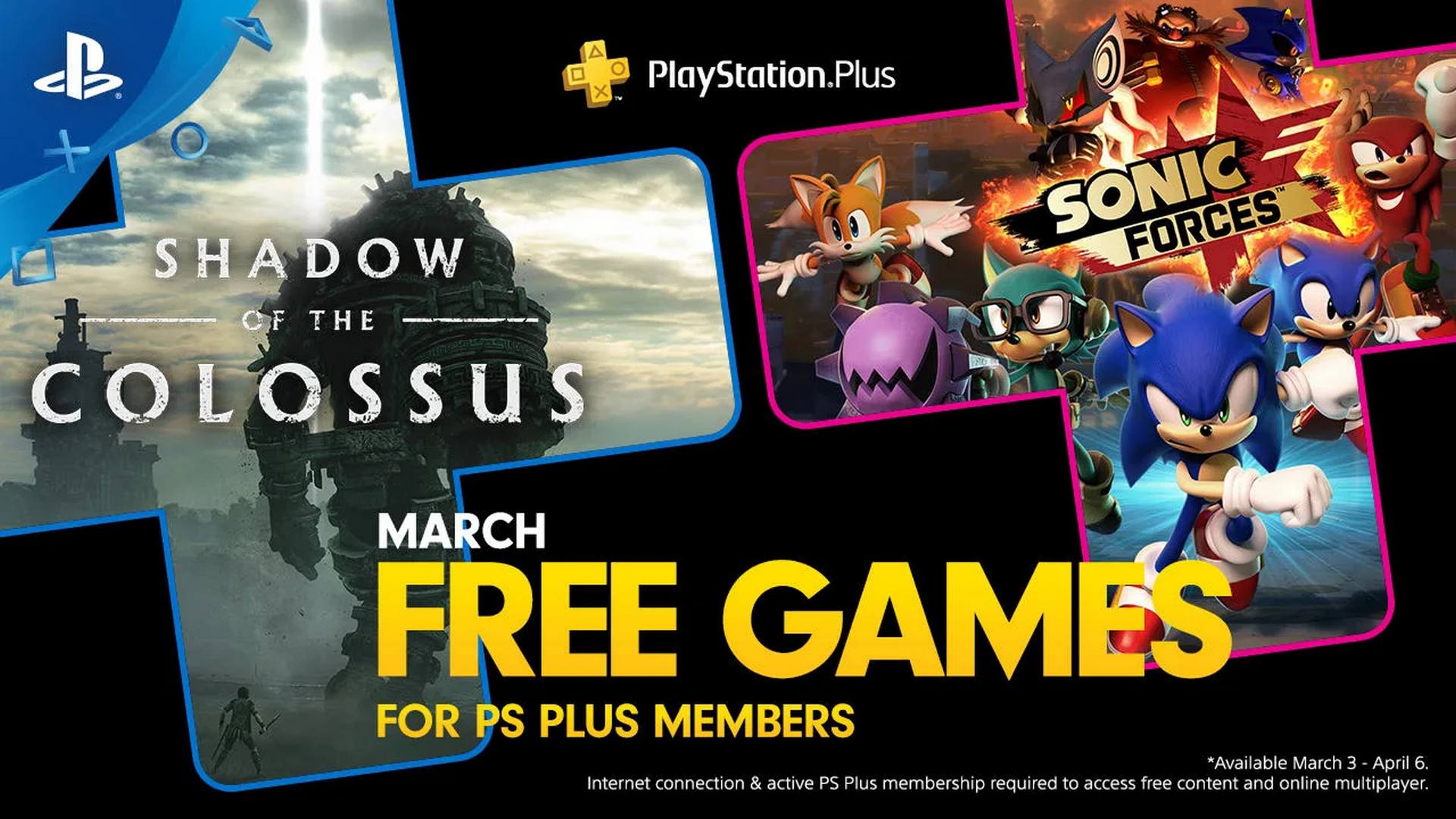 Ps plus march. PLAYSTATION 4 игры Соника. PLAYSTATION Plus игры. PS Plus март.