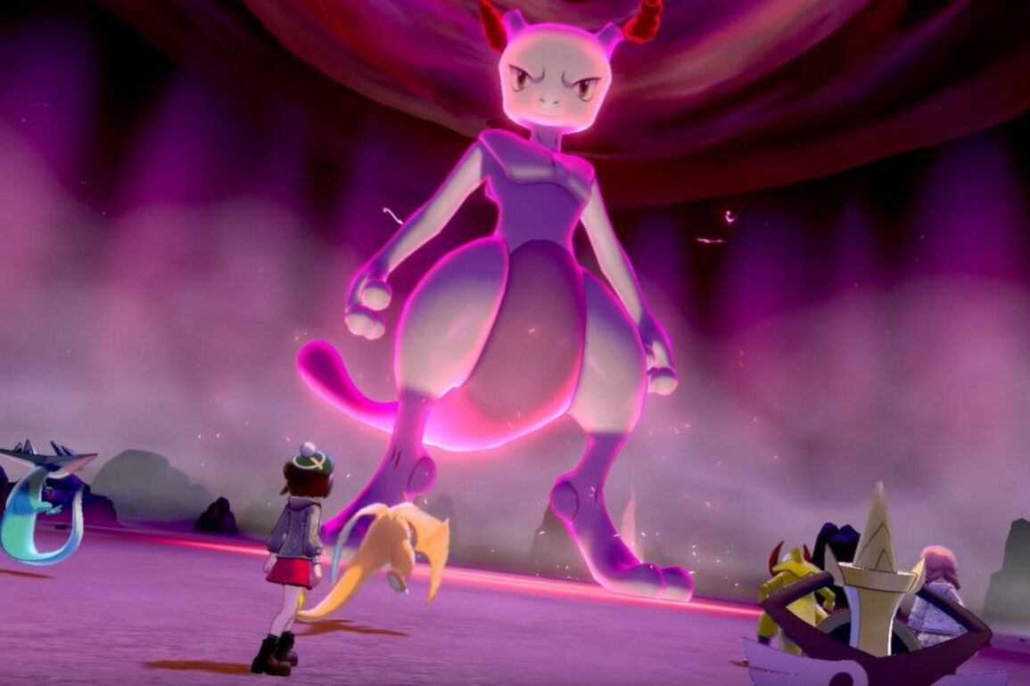 pokémon spada scudo mewtwo