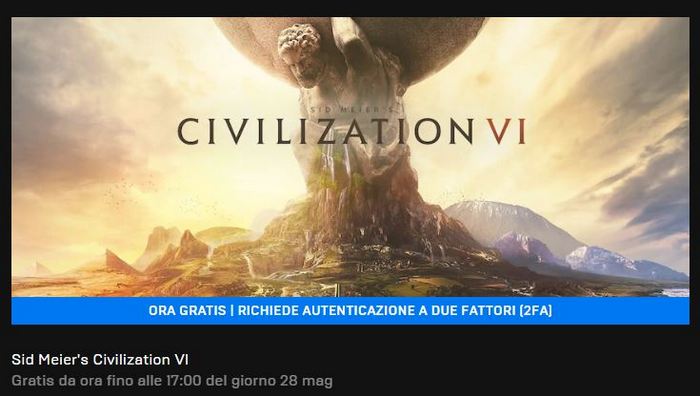 civilization 6 gratis epic games store