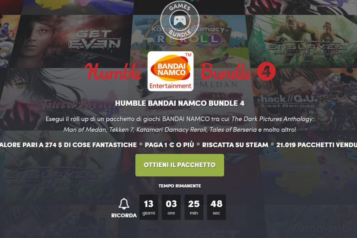 Humble Bundle Bandai Namco