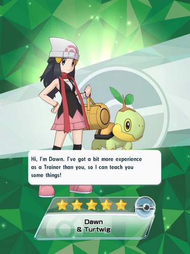 pokémon masters lucinda turtwig evento android ios 2