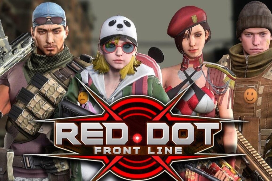 red dot: front line