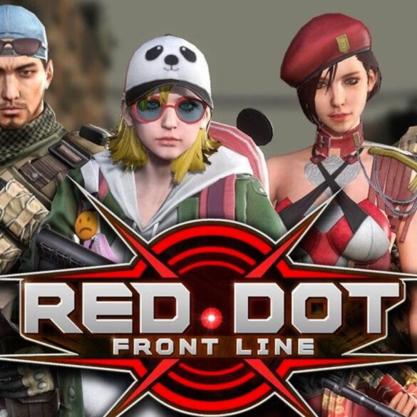 red dot: front line