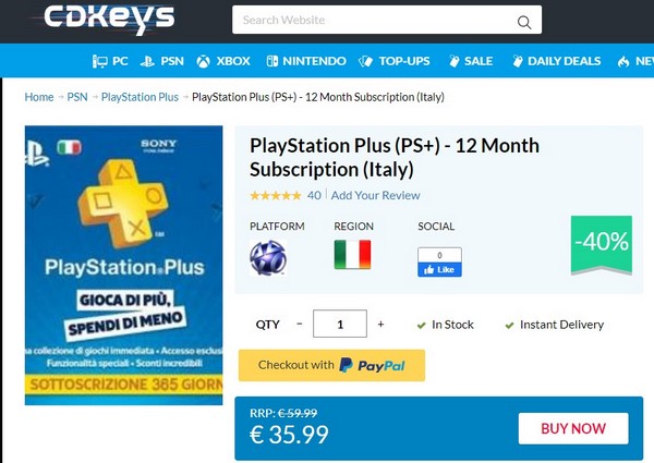 Offerte PS Plus