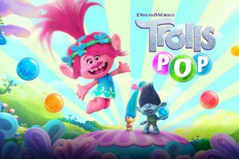 trolls pop dreamworks bubble shooter android ios