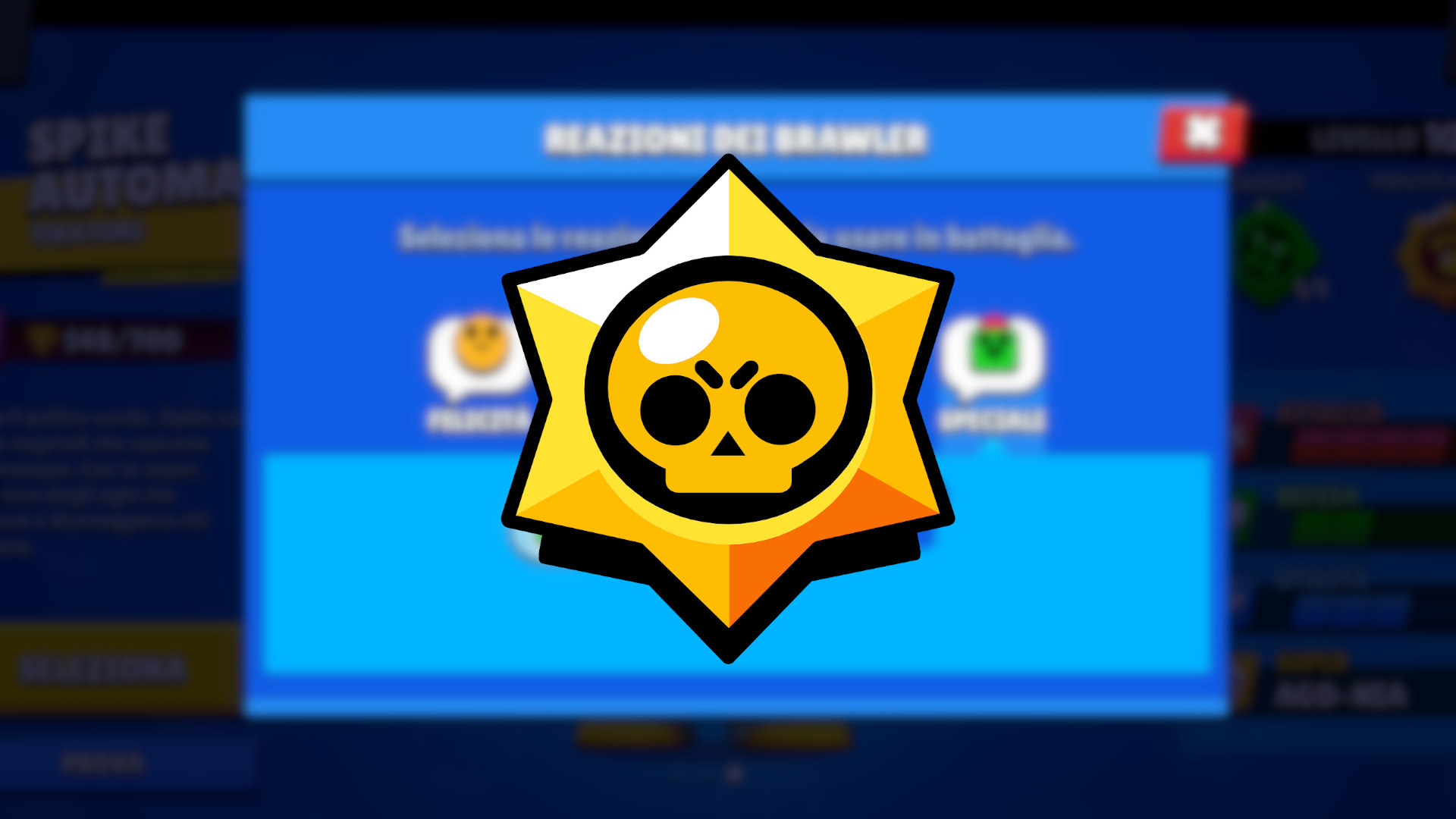 Come Usare Le Reazioni Di Brawl Stars In Battaglia Playeden - simbolo di sfondi brawl stars