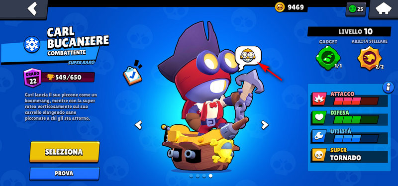 come usare reazioni brawl stars battaglia adesivi stickers