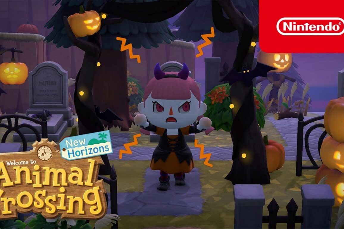 animal crossing new horizons aggiornamento halloween nintendo switch