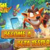 crash bandicoot on the run registrazione beta ios apple