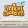 animal crossing aggiornamento invernale novembre