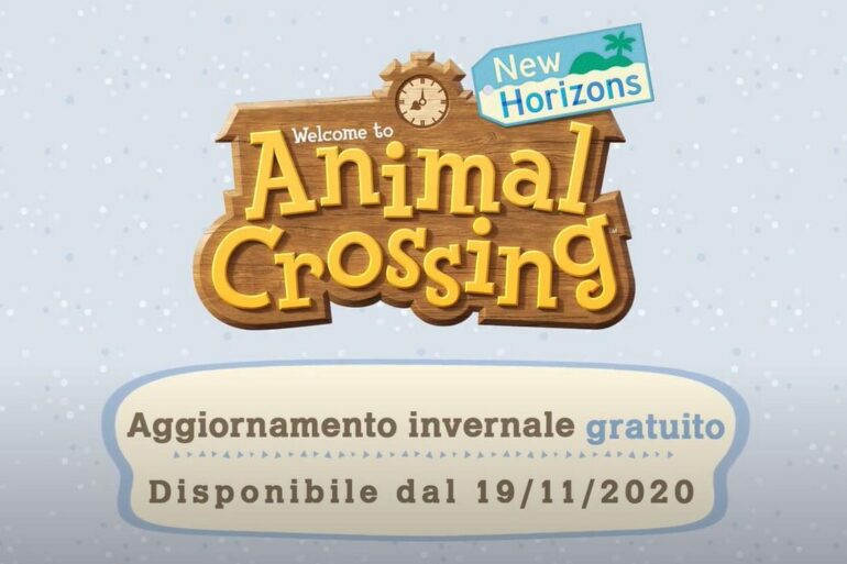 animal crossing aggiornamento invernale novembre