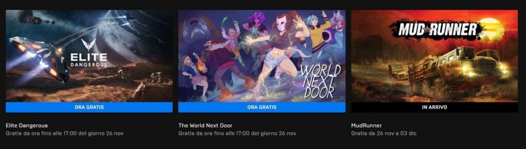 epic games store giochi pc gratis